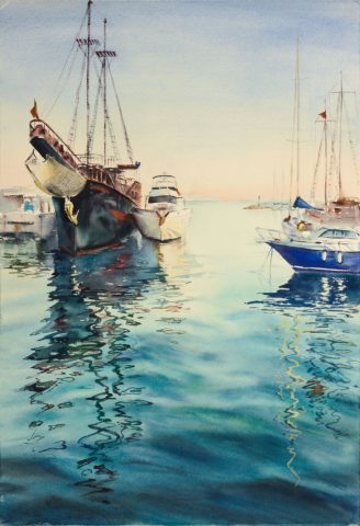 Paphos harbor series