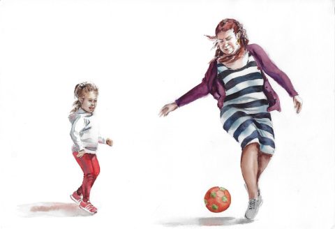 Granny's football