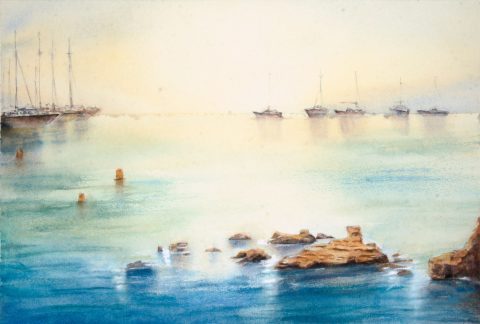 Morning on the sea