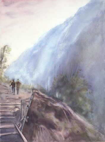 In the mountains of Tibet
